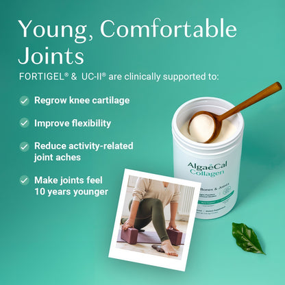 ALGAECAL Collagen Anti Aging Hydrolyzed Collagen Powder 30 Servings